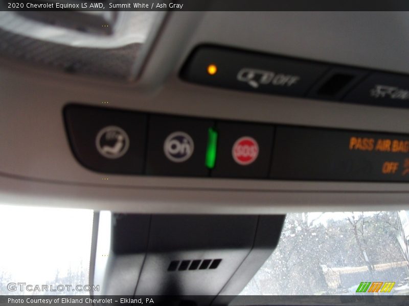 Summit White / Ash Gray 2020 Chevrolet Equinox LS AWD