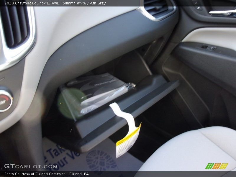 Summit White / Ash Gray 2020 Chevrolet Equinox LS AWD