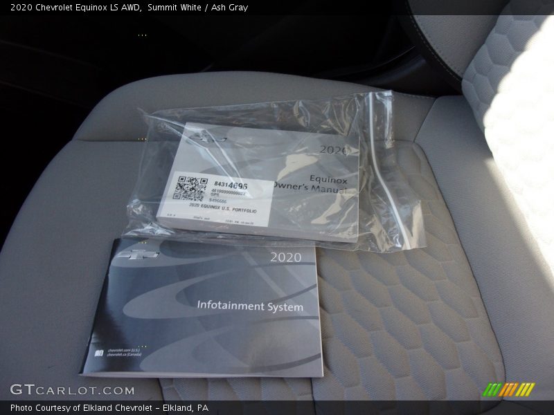 Summit White / Ash Gray 2020 Chevrolet Equinox LS AWD