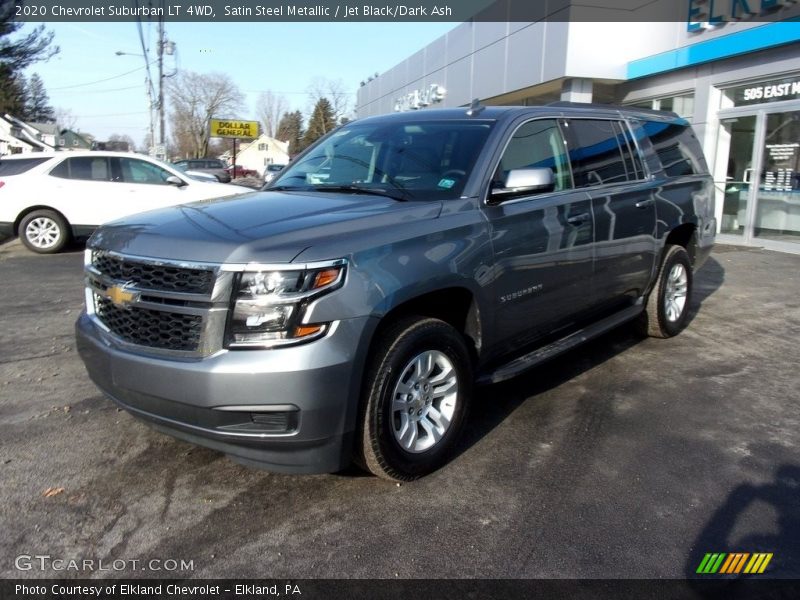 Satin Steel Metallic / Jet Black/Dark Ash 2020 Chevrolet Suburban LT 4WD