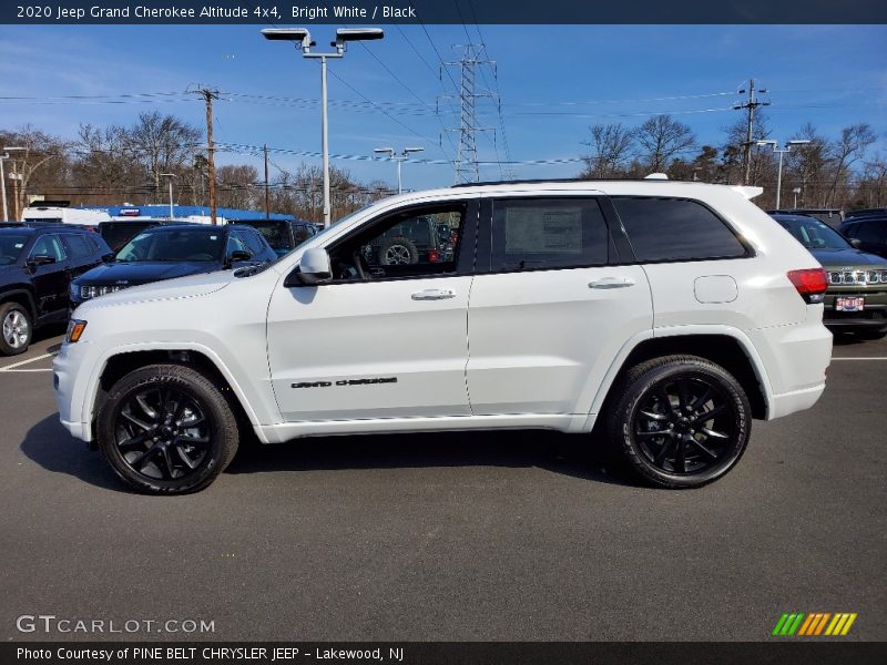 Bright White / Black 2020 Jeep Grand Cherokee Altitude 4x4