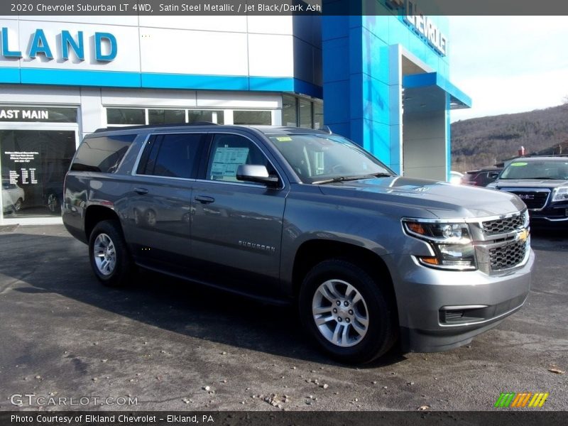 Satin Steel Metallic / Jet Black/Dark Ash 2020 Chevrolet Suburban LT 4WD