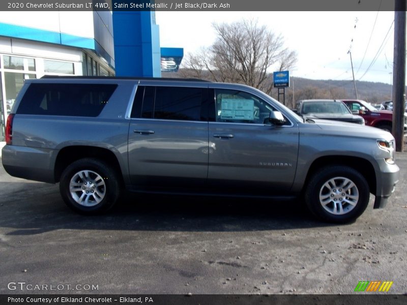 Satin Steel Metallic / Jet Black/Dark Ash 2020 Chevrolet Suburban LT 4WD