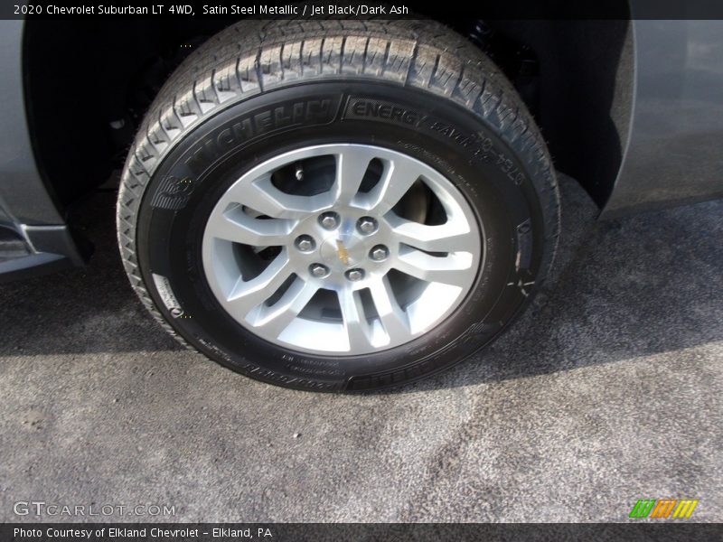 Satin Steel Metallic / Jet Black/Dark Ash 2020 Chevrolet Suburban LT 4WD