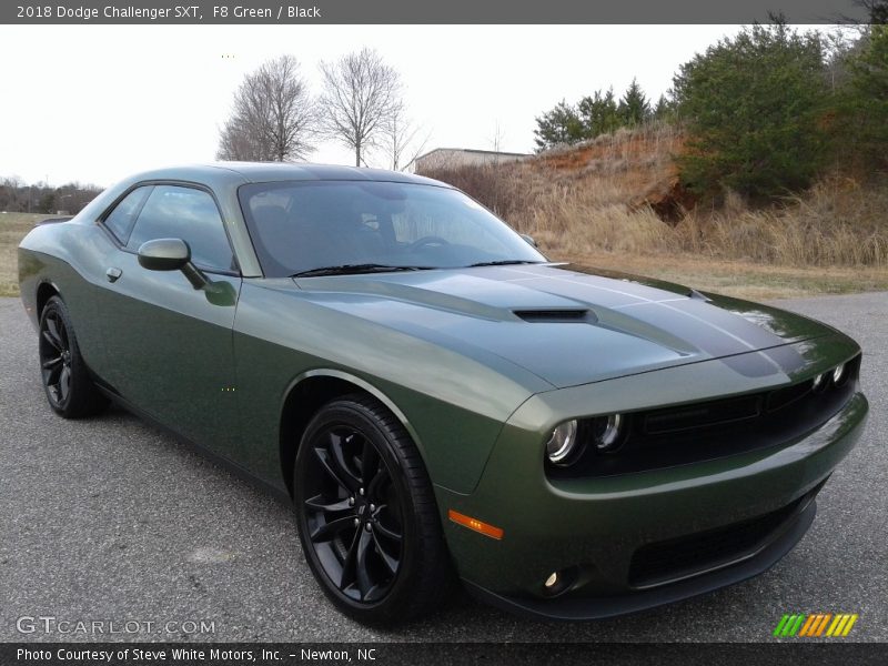 F8 Green / Black 2018 Dodge Challenger SXT