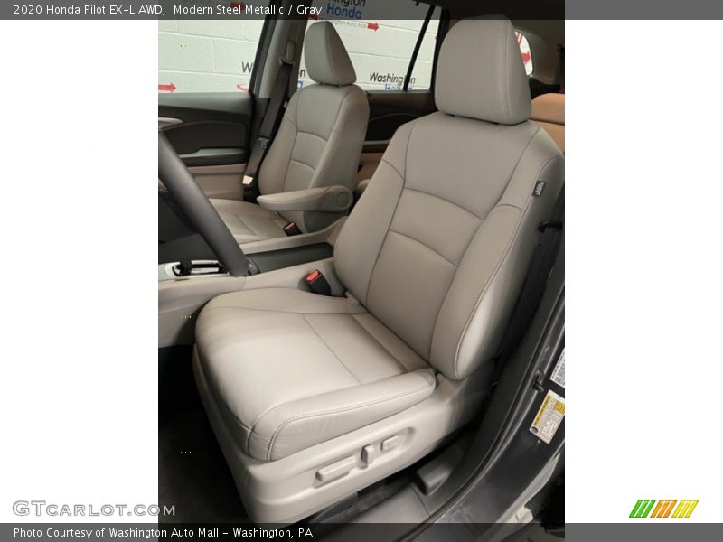 Modern Steel Metallic / Gray 2020 Honda Pilot EX-L AWD