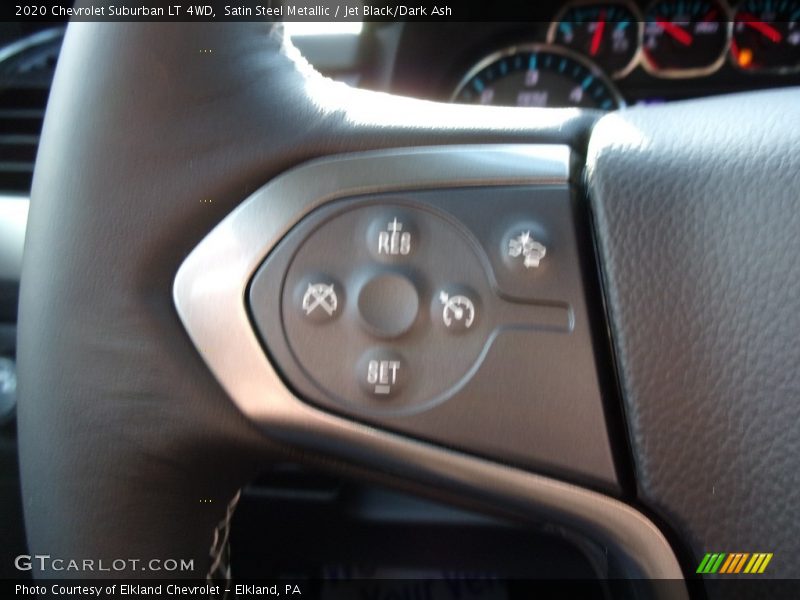 Satin Steel Metallic / Jet Black/Dark Ash 2020 Chevrolet Suburban LT 4WD
