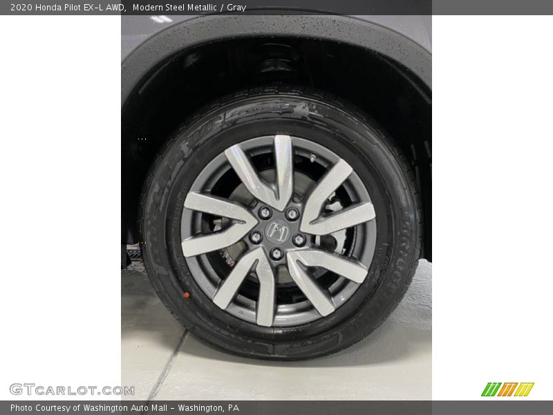 Modern Steel Metallic / Gray 2020 Honda Pilot EX-L AWD