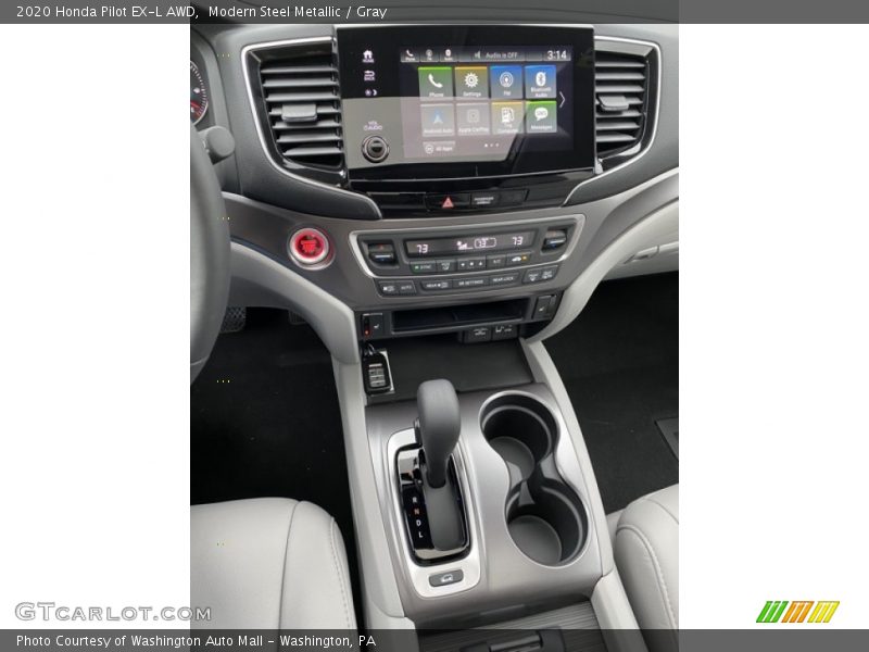 Modern Steel Metallic / Gray 2020 Honda Pilot EX-L AWD