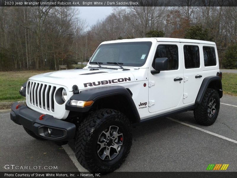Front 3/4 View of 2020 Wrangler Unlimited Rubicon 4x4