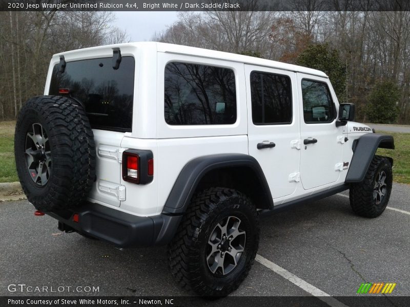 Bright White / Dark Saddle/Black 2020 Jeep Wrangler Unlimited Rubicon 4x4