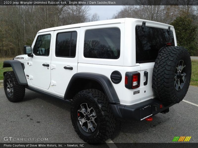 Bright White / Dark Saddle/Black 2020 Jeep Wrangler Unlimited Rubicon 4x4