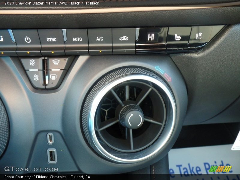 Black / Jet Black 2020 Chevrolet Blazer Premier AWD