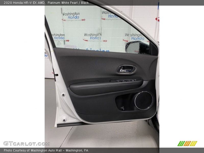 Platinum White Pearl / Black 2020 Honda HR-V EX AWD