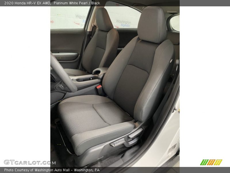 Platinum White Pearl / Black 2020 Honda HR-V EX AWD