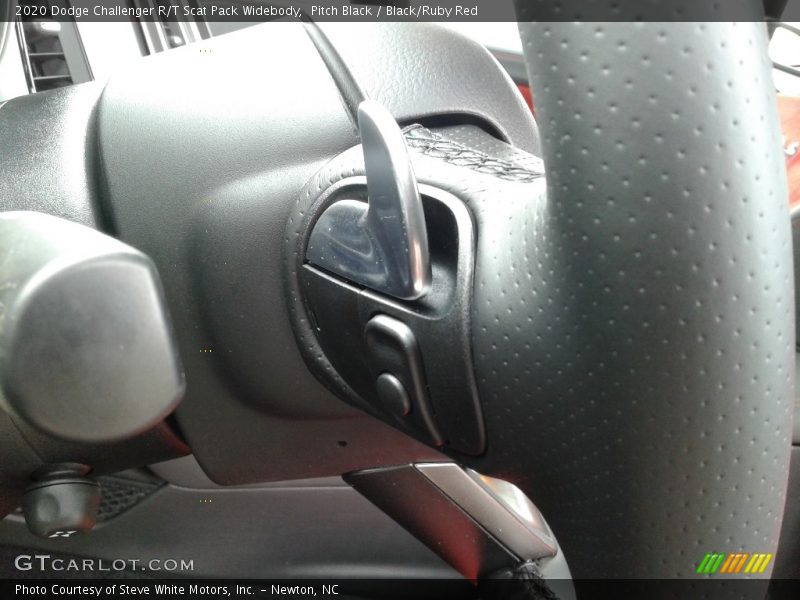 Pitch Black / Black/Ruby Red 2020 Dodge Challenger R/T Scat Pack Widebody