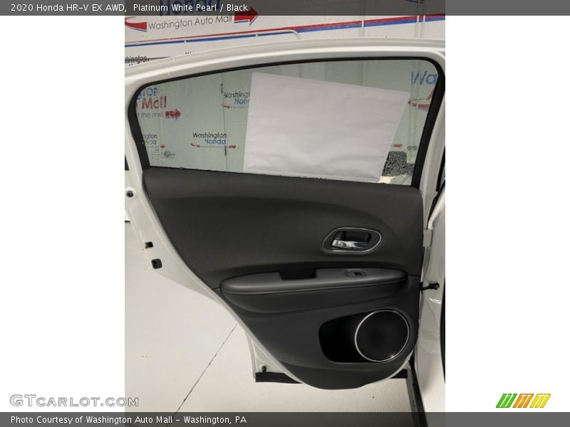 Platinum White Pearl / Black 2020 Honda HR-V EX AWD