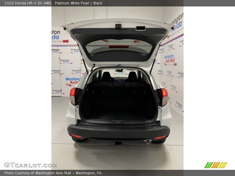 Platinum White Pearl / Black 2020 Honda HR-V EX AWD