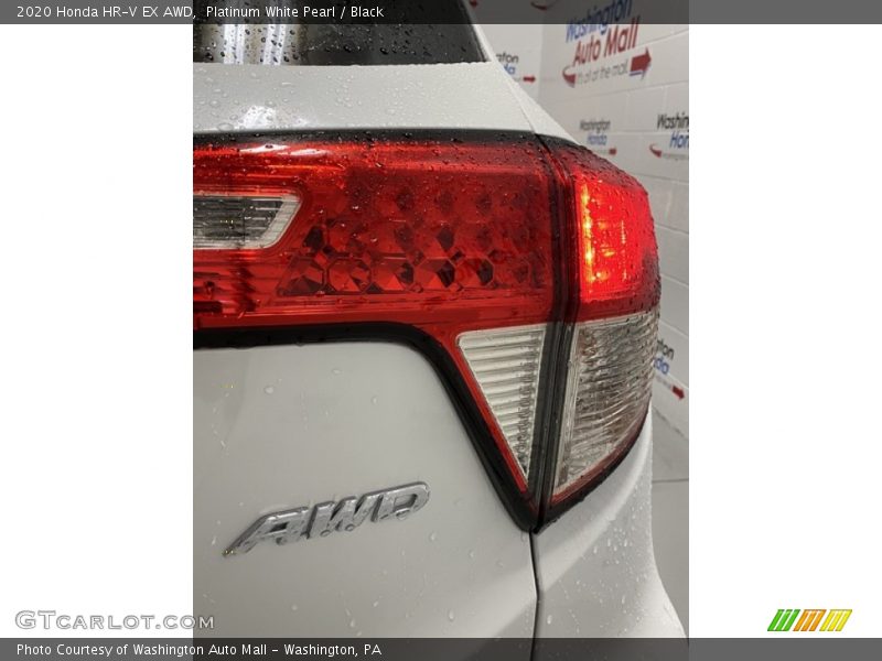 Platinum White Pearl / Black 2020 Honda HR-V EX AWD