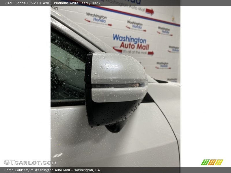 Platinum White Pearl / Black 2020 Honda HR-V EX AWD