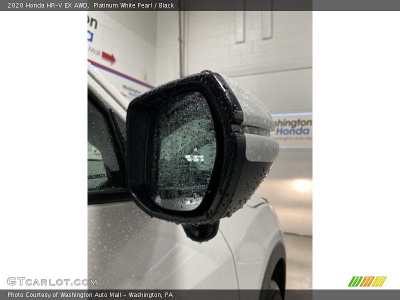 Platinum White Pearl / Black 2020 Honda HR-V EX AWD
