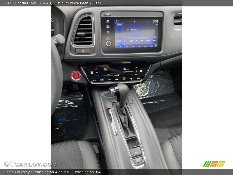 Platinum White Pearl / Black 2020 Honda HR-V EX AWD