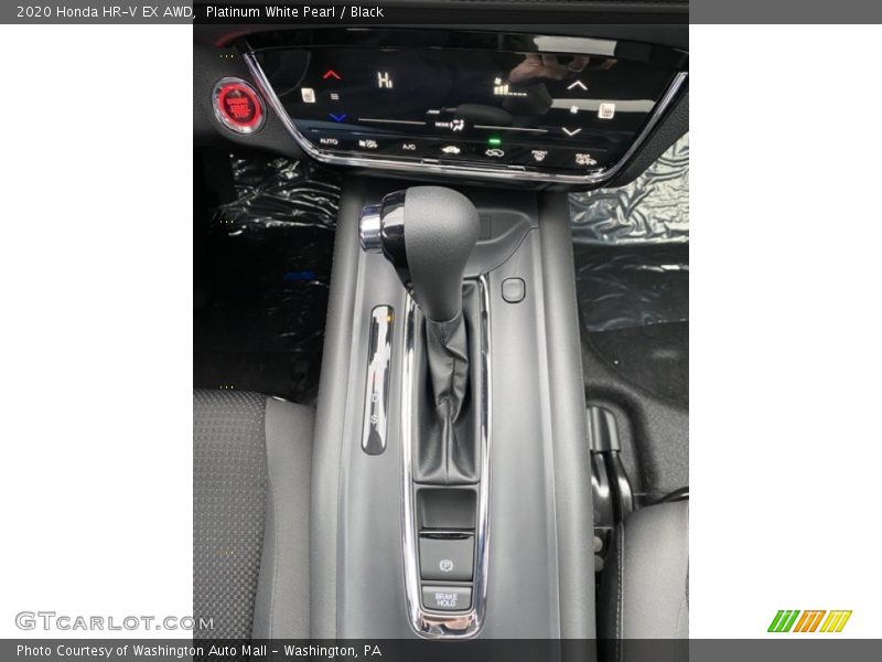 Platinum White Pearl / Black 2020 Honda HR-V EX AWD