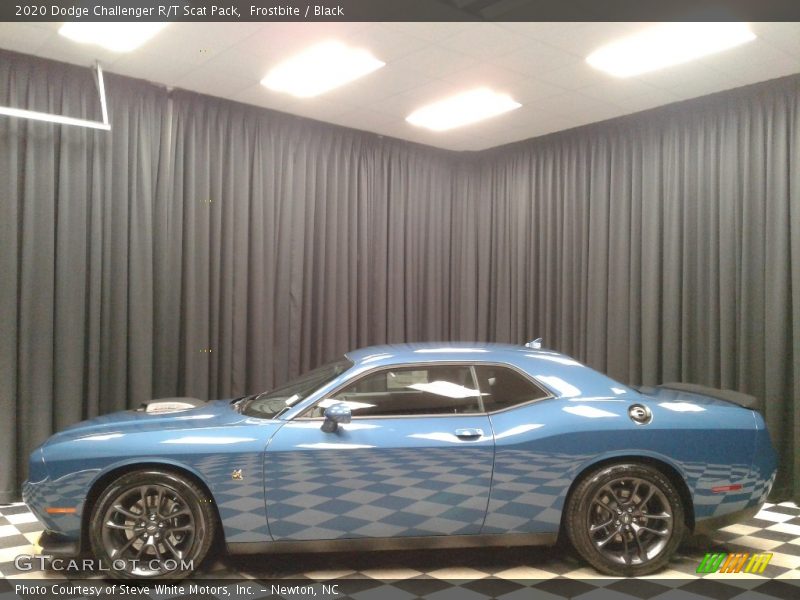 Frostbite / Black 2020 Dodge Challenger R/T Scat Pack