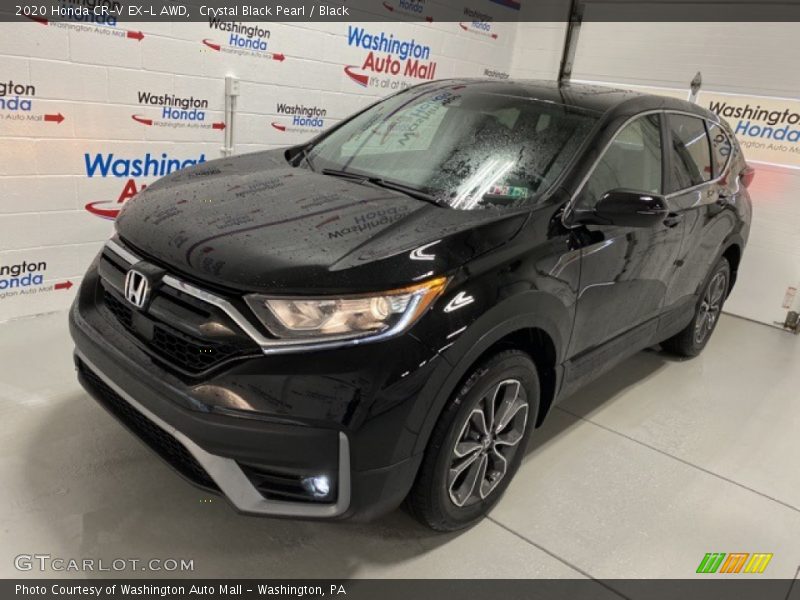 Crystal Black Pearl / Black 2020 Honda CR-V EX-L AWD