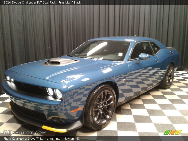 Frostbite / Black 2020 Dodge Challenger R/T Scat Pack