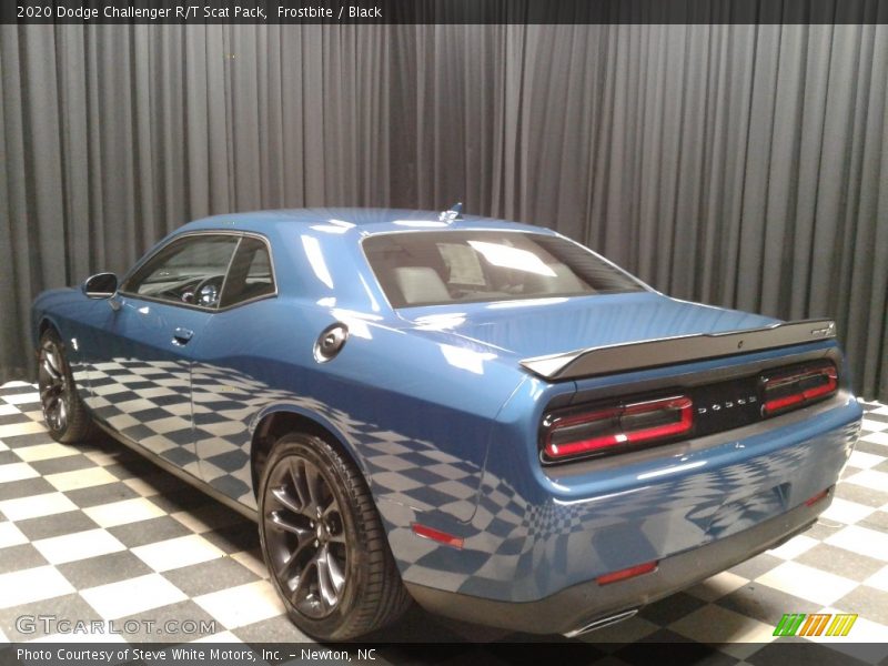 Frostbite / Black 2020 Dodge Challenger R/T Scat Pack