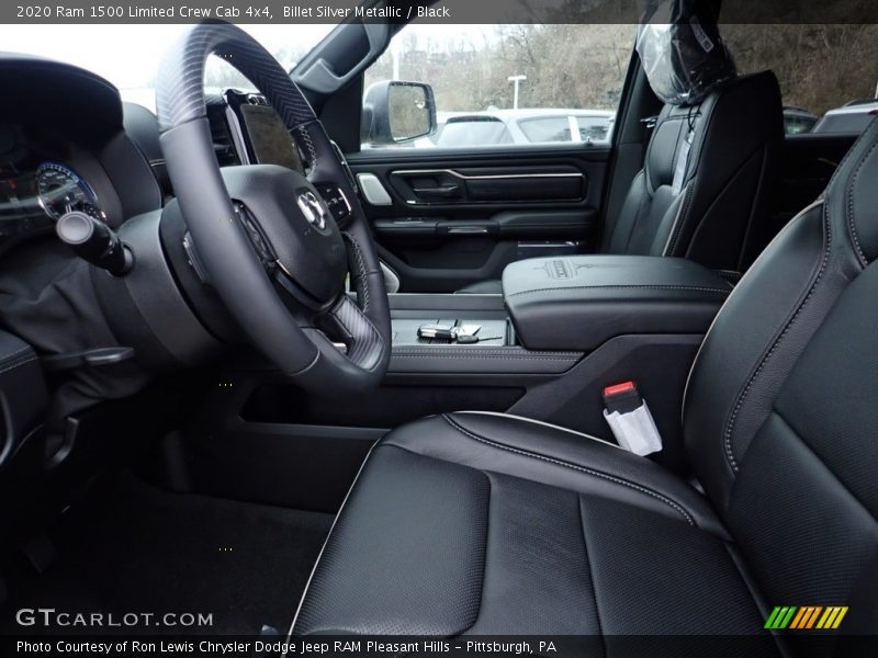 Front Seat of 2020 1500 Limited Crew Cab 4x4
