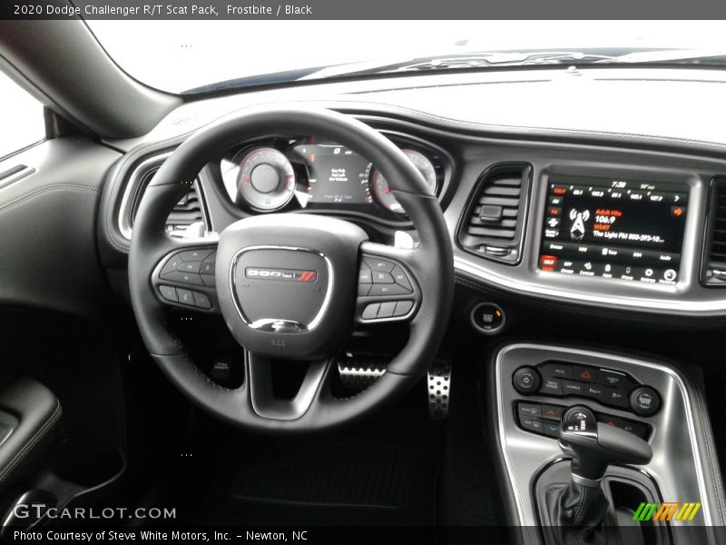 Frostbite / Black 2020 Dodge Challenger R/T Scat Pack