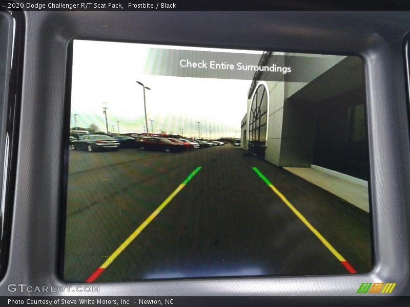Frostbite / Black 2020 Dodge Challenger R/T Scat Pack