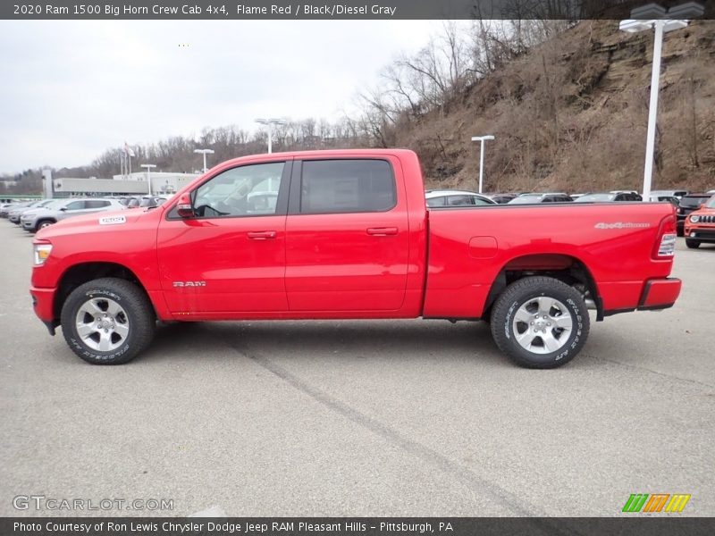  2020 1500 Big Horn Crew Cab 4x4 Flame Red