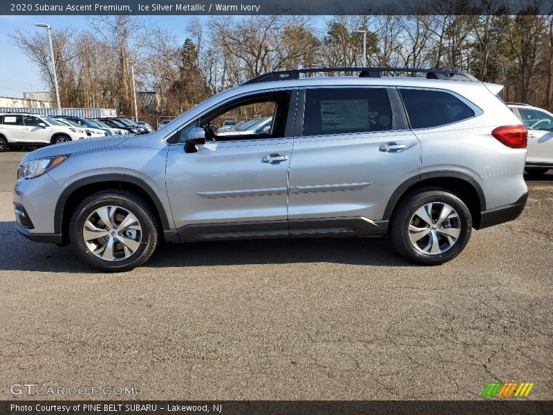 Ice Silver Metallic / Warm Ivory 2020 Subaru Ascent Premium