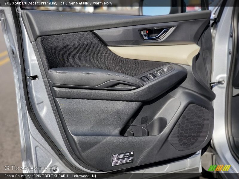 Ice Silver Metallic / Warm Ivory 2020 Subaru Ascent Premium