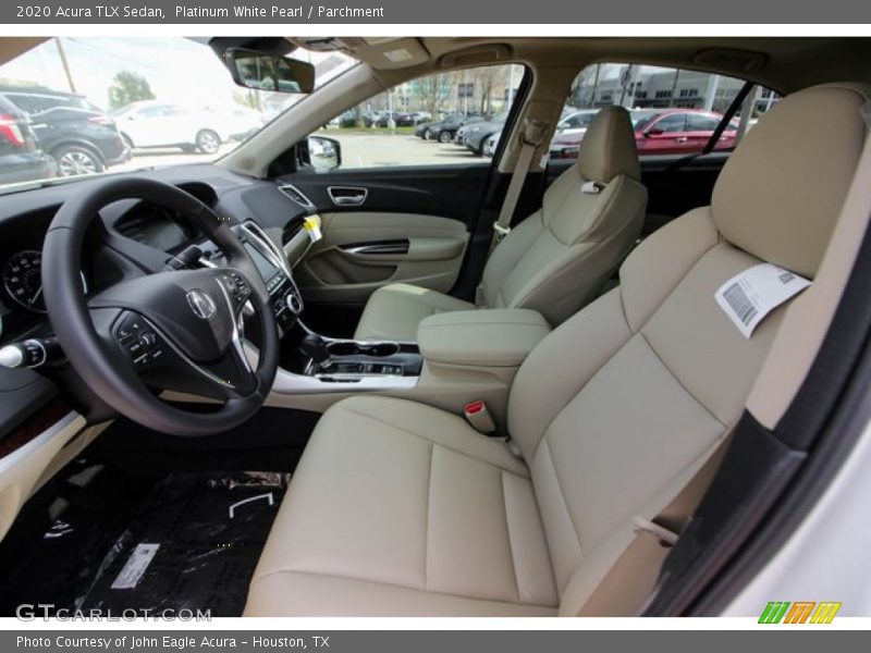 Platinum White Pearl / Parchment 2020 Acura TLX Sedan