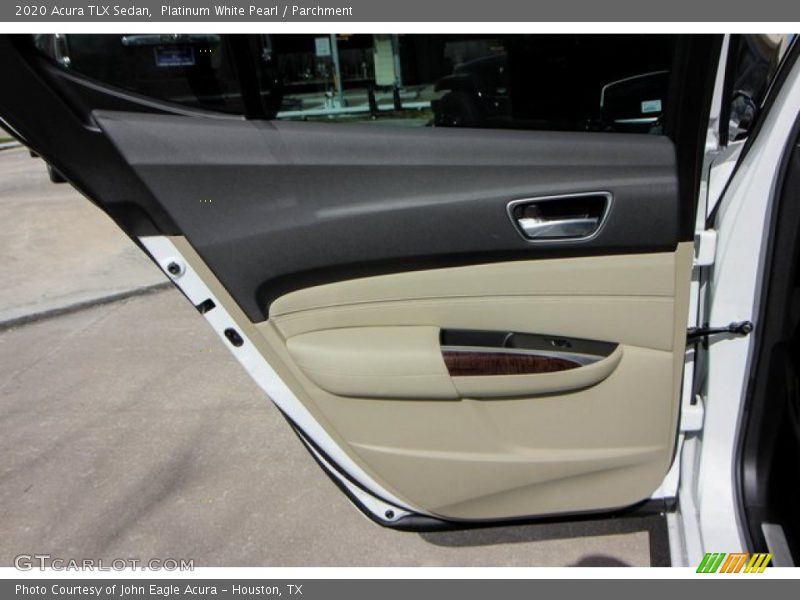 Platinum White Pearl / Parchment 2020 Acura TLX Sedan