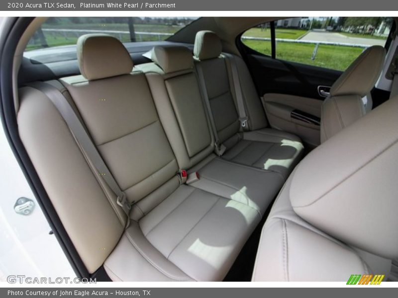 Platinum White Pearl / Parchment 2020 Acura TLX Sedan