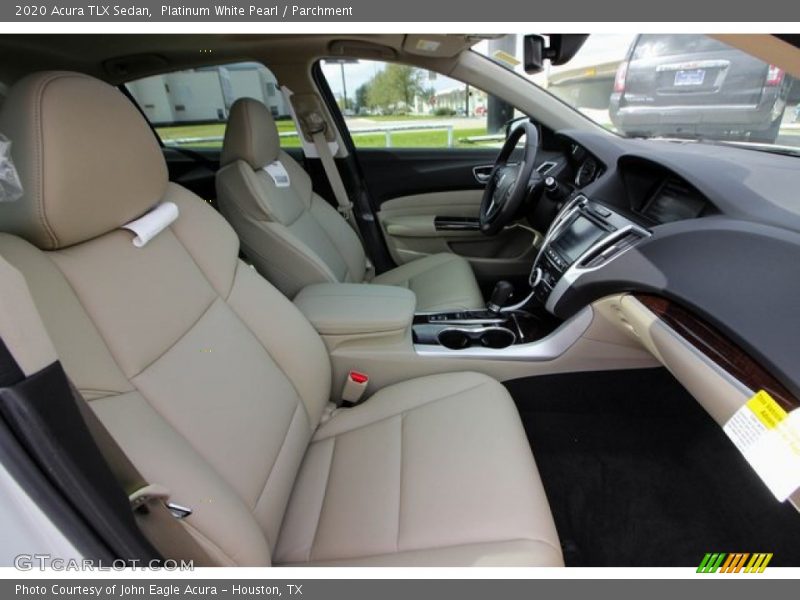Platinum White Pearl / Parchment 2020 Acura TLX Sedan