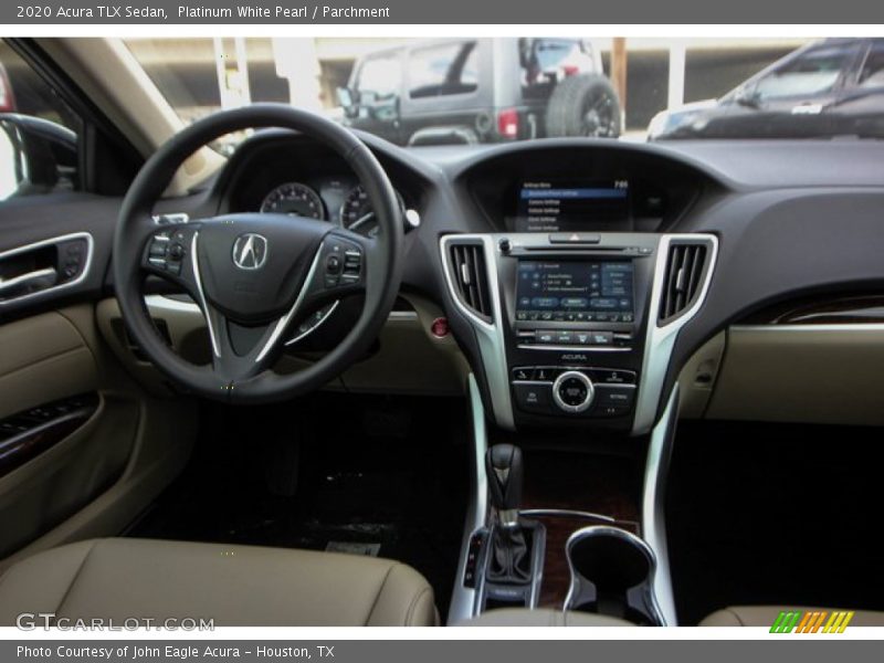 Platinum White Pearl / Parchment 2020 Acura TLX Sedan