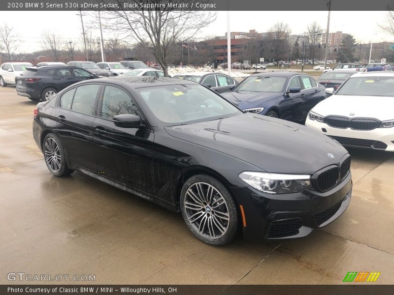 Black Sapphire Metallic / Cognac 2020 BMW 5 Series 530i xDrive Sedan