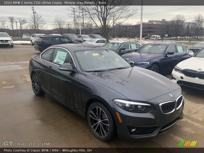 Mineral Grey Metallic / Black 2020 BMW 2 Series 230i xDrive Coupe
