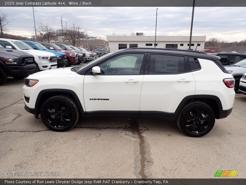 White / Black 2020 Jeep Compass Latitude 4x4