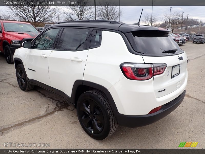 White / Black 2020 Jeep Compass Latitude 4x4