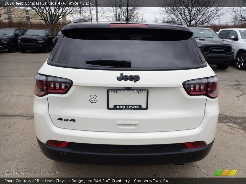 White / Black 2020 Jeep Compass Latitude 4x4