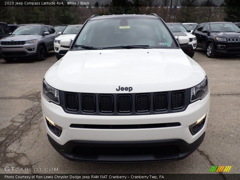 White / Black 2020 Jeep Compass Latitude 4x4