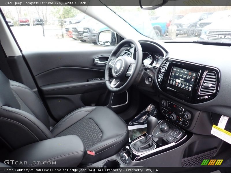 White / Black 2020 Jeep Compass Latitude 4x4