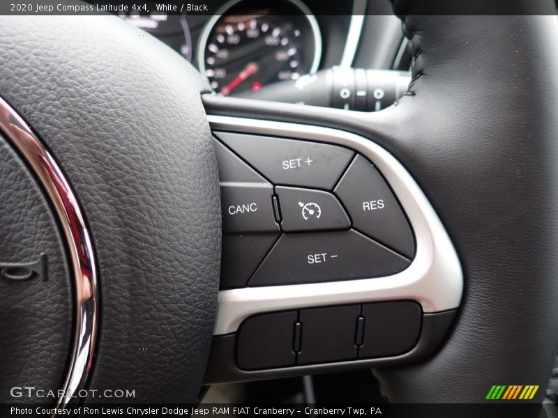 White / Black 2020 Jeep Compass Latitude 4x4